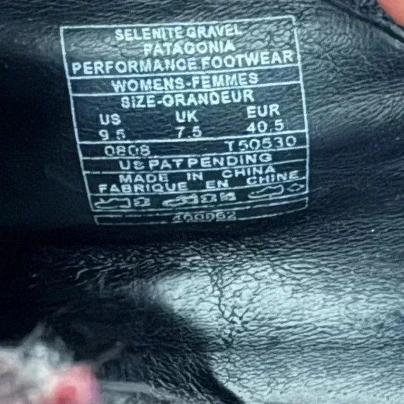 Patagonia Selenite gravel hiking low top women’s hiking boots - Picture 4 of 9